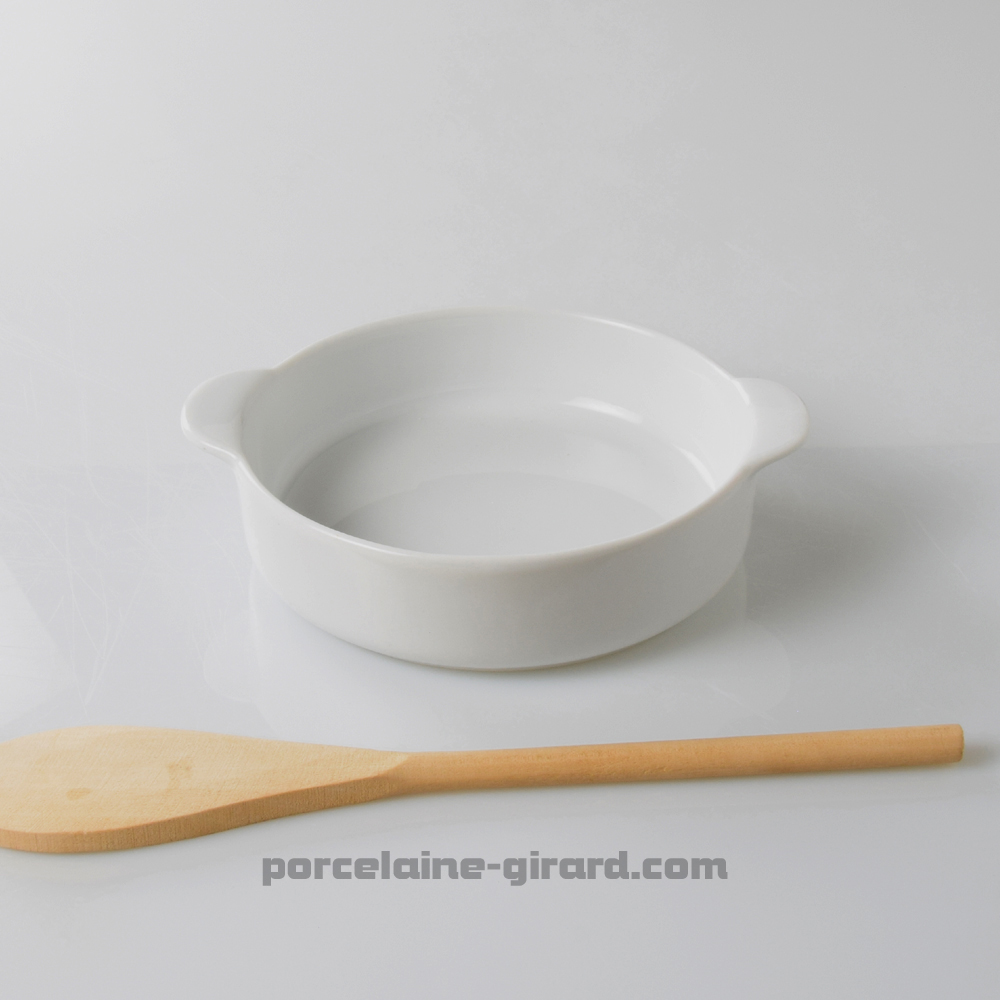 PLT ROND GRATIN 18X15 HT 4.6CM