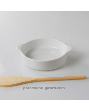 PLT ROND GRATIN 18X15 HT 4.6CM