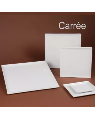 ASSIETTE CARREE  20.5 CM. //