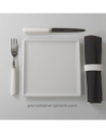 ASSIETTE CARREE  20.5 CM. //