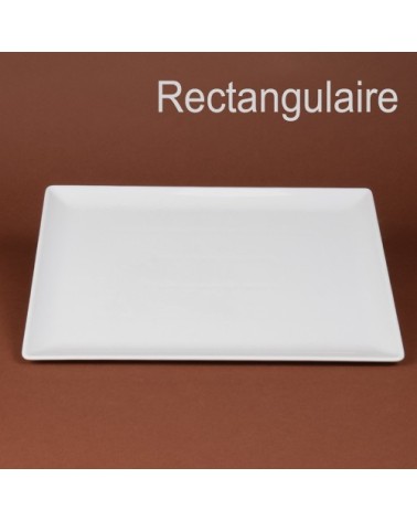 ASSIETTE OU PLAT RECTANGULAIRE  35.5 X 26.5CM /