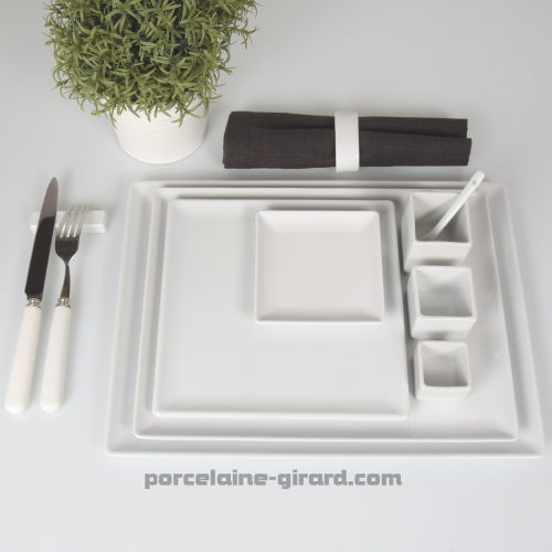 ASSIETTE OU PLAT RECTANGULAIRE  35.5 X 26.5CM /