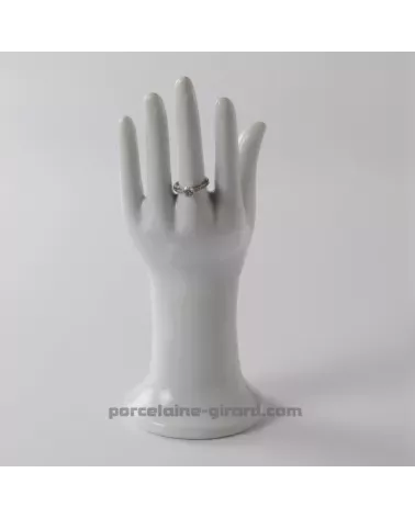 BAGUIER FORME DE MAIN HT 21.4CM /