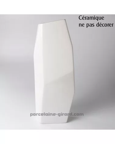 VASE WRAP HT 35CM .NE PAS DECORER CERAMIQUE  //