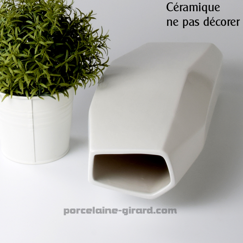 VASE WRAP HT 35CM .NE PAS DECORER CERAMIQUE  //