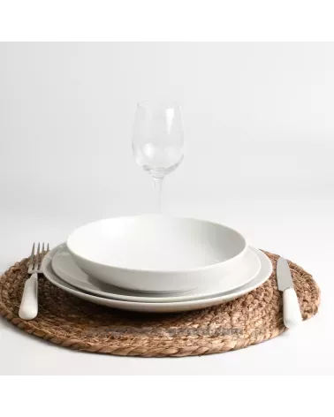 ASSIETTE CREUSE COUPE LEO 21CM  /