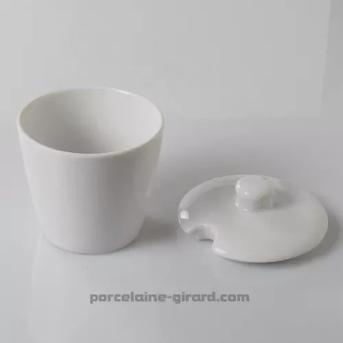 SUCRIER OU MOUTARDIER CONIQUE 20CL DIAMETRE 8.3CM HT 9CM /