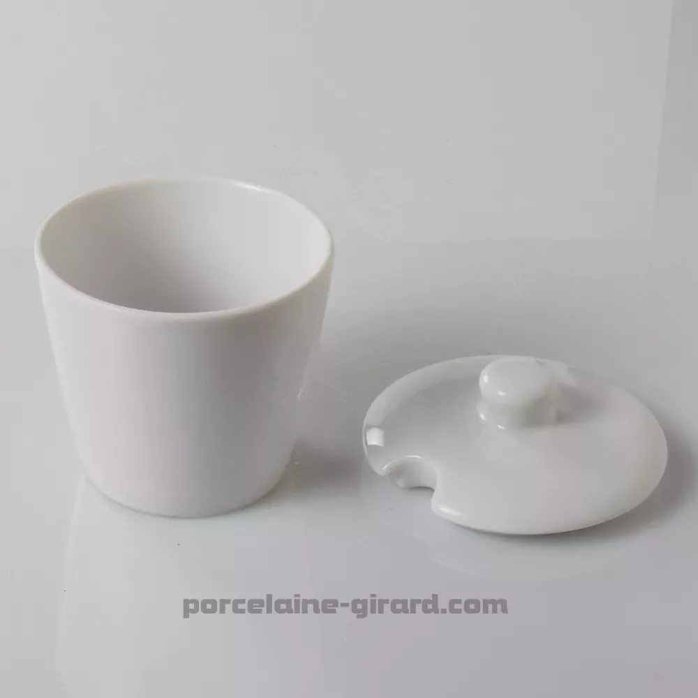 SUCRIER OU MOUTARDIER CONIQUE 20CL DIAMETRE 8.3CM HT 9CM /