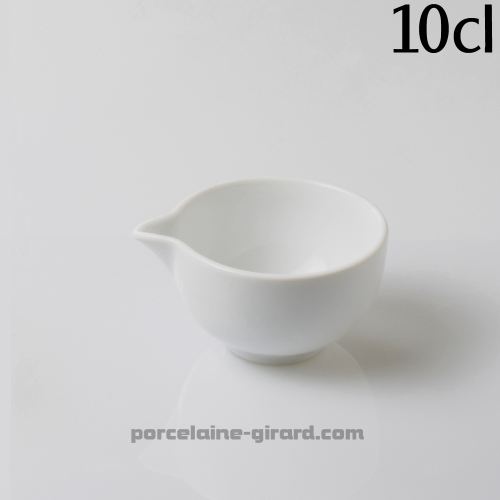 BOL A SAUCE AVEC BEC VERSEUR  10CL  8 X 4.9CM /