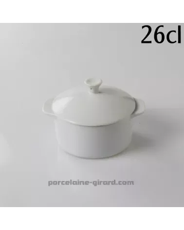 COCOTTE AVEC COUVERCLE 26CL 13X10CM HT4.9CM //