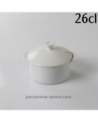 COCOTTE AVEC COUVERCLE 26CL 13X10CM HT4.9CM //