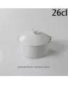 COCOTTE AVEC COUVERCLE 26CL 13X10CM HT4.9CM //