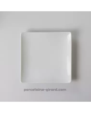 ASSIETTE DESSERT CARREE DESIGN 16CM  //