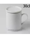 MUG TISANIERE EMPILABLE 30CL DIAMETRE 7.5CM HT 9.8CM /