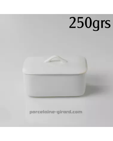 BOITE POUR BEURRE 250G 12.5X8.3 HT 5.1CM /