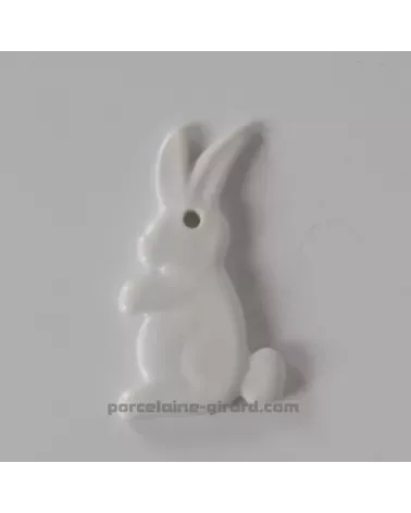 PENDENTIF LAPIN 6X3CM  /