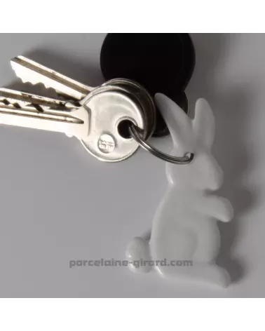 PENDENTIF LAPIN 6X3CM  /