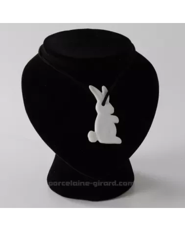 PENDENTIF LAPIN 6X3CM  /