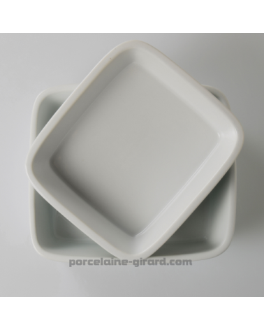 PLAT A FOUR RECTANGULAIRE 17.5X15.6CM HT 4.6CM 55CL /