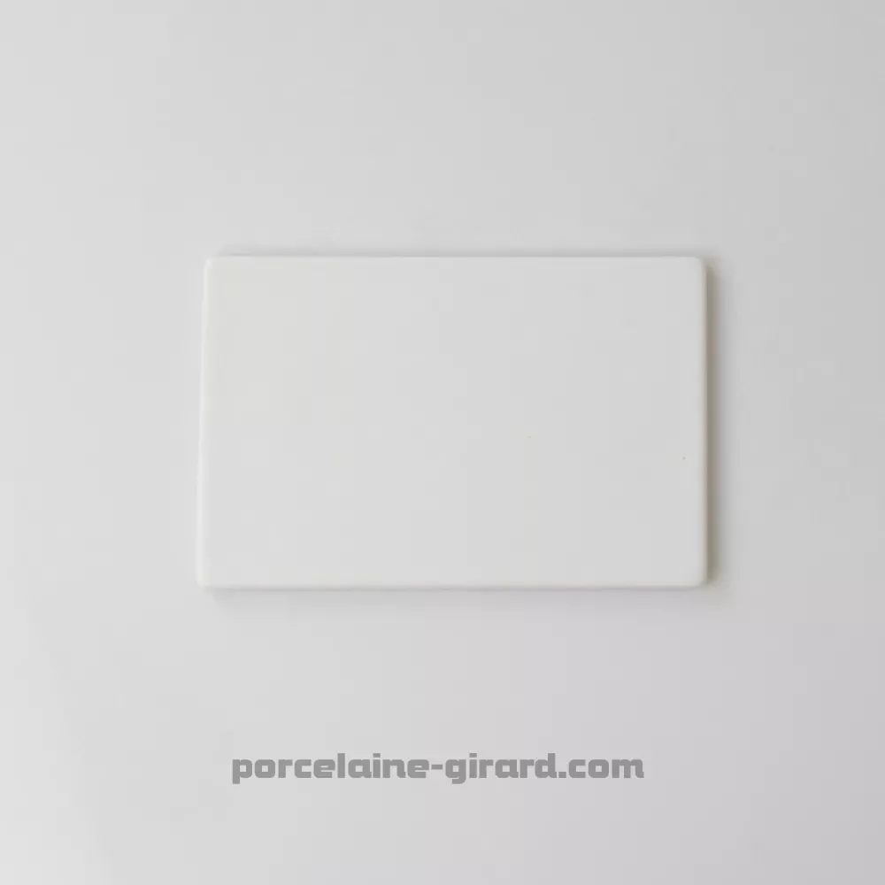 PLAQUE EN PORCELAINE RECTANGULAIRE 15X10CM /