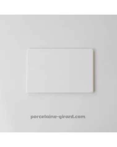 PLAQUE EN PORCELAINE RECTANGULAIRE 15X10CM /