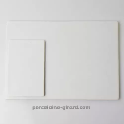 PLAQUE EN PORCELAINE RECTANGULAIRE 15X10CM /