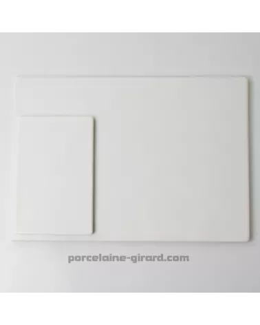 PLAQUE EN PORCELAINE RECTANGULAIRE 15X10CM /