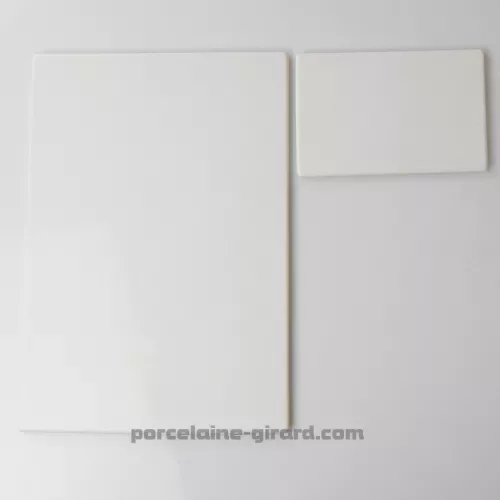 PLAQUE EN PORCELAINE RECTANGULAIRE 15X10CM /