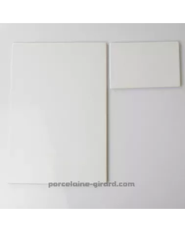 PLAQUE EN PORCELAINE RECTANGULAIRE 15X10CM /