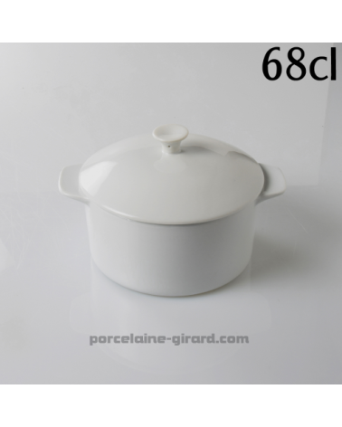 COCOTTE AVEC COUVERCLE 68CL 17.6X14CM HT 6.9CM  /