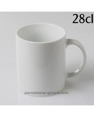 MUG CLASSIQUE 28CL DIAMETRE 8CM HT 9.5CM /