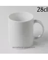 MUG CLASSIQUE 28CL DIAMETRE 8CM HT 9.5CM /