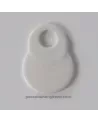 PENDENTIF DOUBLE CERCLE 5.5 X 4CM /