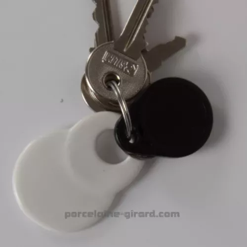 PENDENTIF DOUBLE CERCLE 5.5 X 4CM /