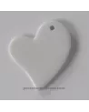 PENDENTIF COEUR ASYMETRIQUE 5X5.5CM /