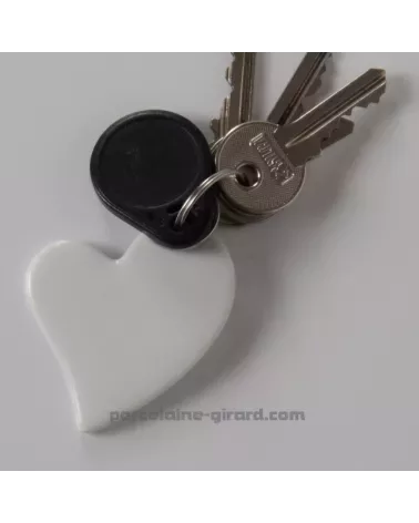 PENDENTIF COEUR ASYMETRIQUE 5X5.5CM /