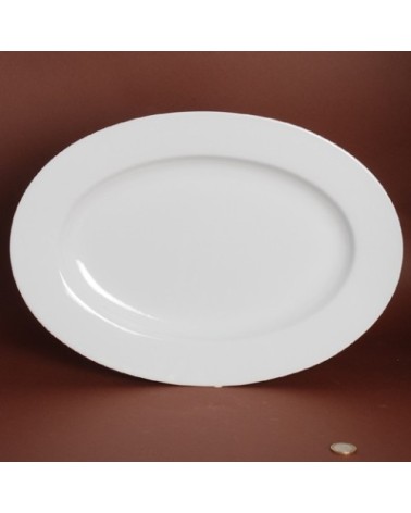 PLAT OVALE AVEC AILE HELENE 39 X 28.5CM /