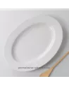 PLAT OVALE AVEC AILE HELENE 39 X 28.5CM /