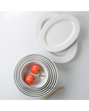 PLAT OVALE AVEC AILE HELENE 39 X 28.5CM /