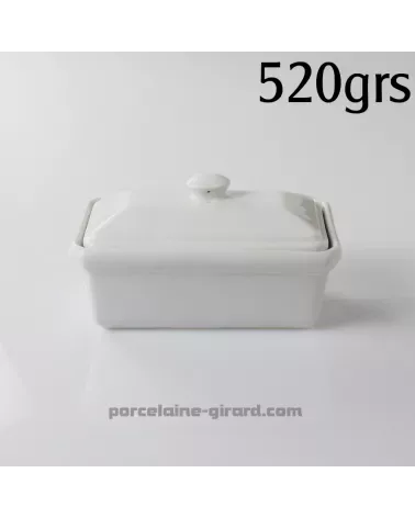 TERRINE FOIE GRAS 17.5X10CM HT 6.6CM 520G /