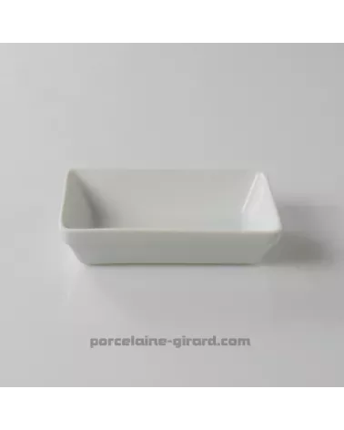 PLAT RECTANGULAIRE EMPILABLE 14X8.5CM HT 3.6CM  /