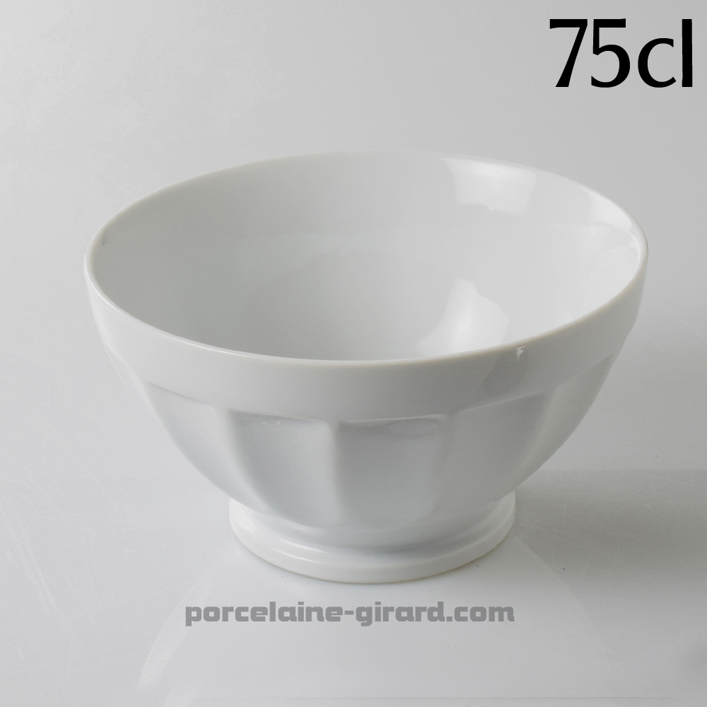 BOL AVEC COTES 75CL DIAMETRE16CM HT 9.2CM /