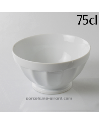 BOL AVEC COTES 75CL DIAMETRE16CM HT 9.2CM /