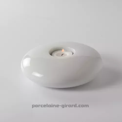 BOUGEOIR SATURNE DIAMETRE 15.5CM HT 4.5CM /