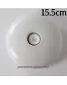 BOUGEOIR SATURNE DIAMETRE 15.5CM HT 4.5CM /
