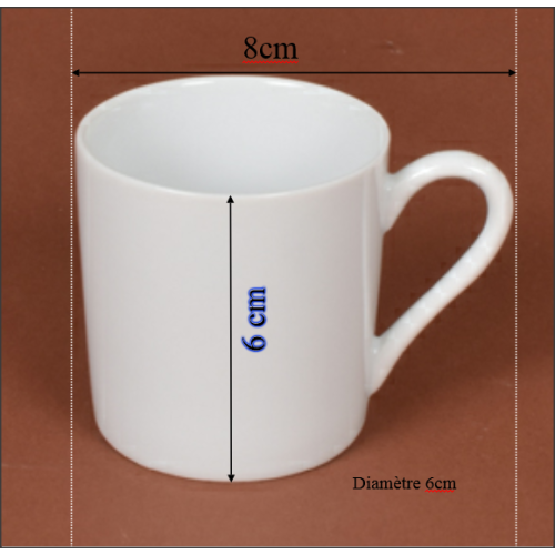 TASSE CAFE EMPIRE 9CL DIAMETRE 5.5CM /