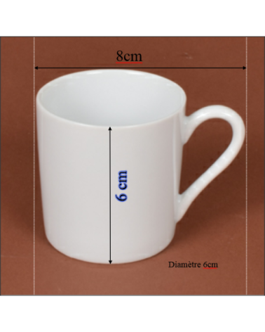 TASSE CAFE EMPIRE 9CL DIAMETRE 5.5CM /