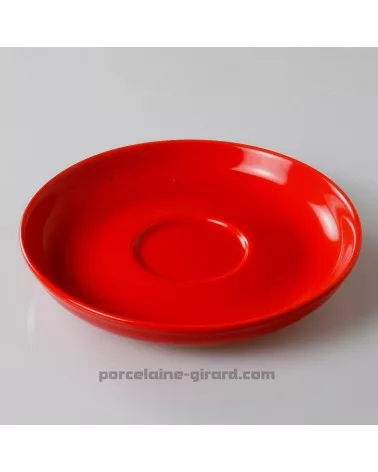 SOUS TASSE CAPPUCCINO CLARA ROUGE DIAMETRE 15CM /