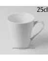 MUG CONIQUE 25CL DIAMETRE 8.8CM HT 10CM  /