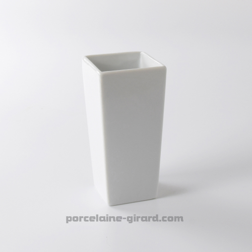 VASE CARRE CELINE 7.2CM HT 15CM /